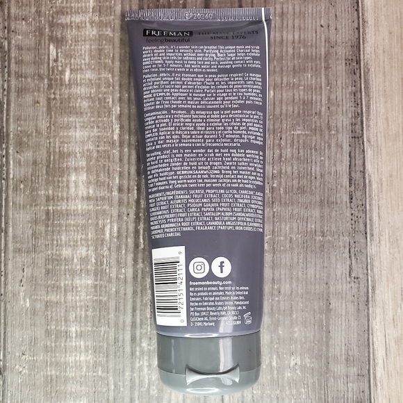 Charcoal Gel Mask Scrub & Face Mask Treatment - Picture 5 of 7